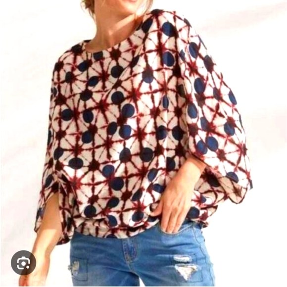 Simple by Suzanne Betro NWTs Polka Dot Top - Picture 1 of 2